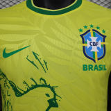 2022/23 Brazil Special Edition Yellow Player Version Jersey
