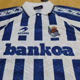 1994/95 Real Sociedad Home Retro Soccer Jersey