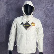 2024/25 M Utd White Windbreaker  Y12冲锋衣