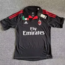 2012/13 AC Milan Third Black Retro Soccer Jersey