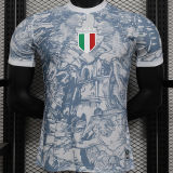 2025 Italy Grey Special Edition Player Version Soccer Jersey