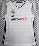 2024/25 RM Basketball Home White Fans Soccer Jersey