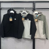 2025 THE N FACE Black White Windbreaker (F700)