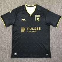 2024/25 Genoa Third Black Fans Soccer Jersey 热那亚 带胸前广告