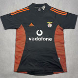 2002/03 Benfica Away Black Retro Soccer Jersey