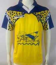 1991/92 Cadiz Home Retro Soccer Jersey 胸前带广告