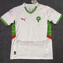 2025 Morocco Away White Fans Soccer Jersey