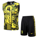 2025 Brazil Vest Training Jersey(A Set)