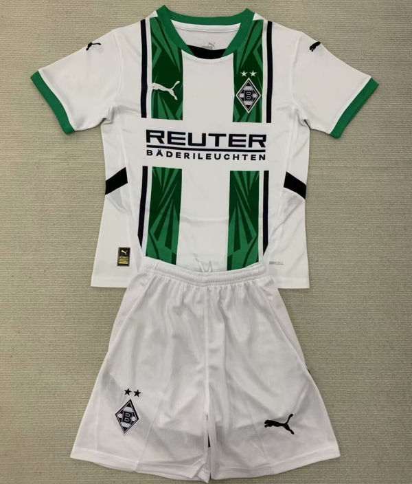 2024/25 Monchengladbach Home Kids Soccer Jersey