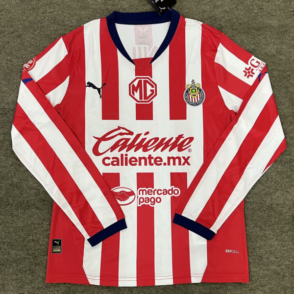 2024/25 Chivas Home Long Sleeve Fans Jersey