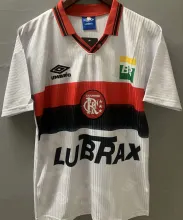 1997 Flamengo Away White Retro Soccer Jersey