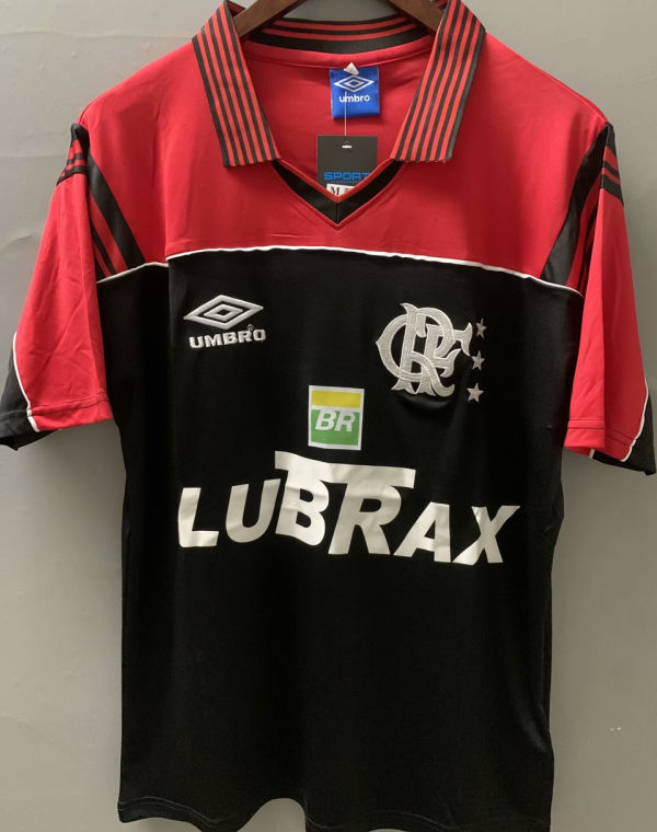 1997 Flamengo Red Black GK Retro Soccer Jersey