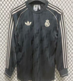 2025 RM Special Edition Black Retro Style Long Sleeve Soccer Jersey