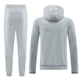 2025 NK~ Grey Hoody Zipper Jacket Tracksuit