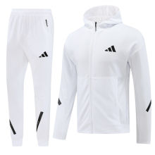 2025 NK~ White Hoody Zipper Jacket Tracksuit