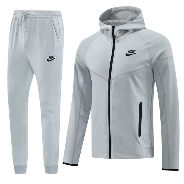 2025 NK~ Grey Hoody Zipper Jacket Tracksuit