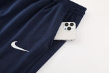 2025 PSG Sapphire Blue Hoody Zipper Jacket Tracksuit