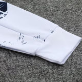 2025 PSG White Hoody Zipper Jacket Tracksuit