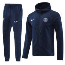 2025 PSG Sapphire Blue Hoody Zipper Jacket Tracksuit