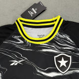 2024/25 Botafogo 4Th Black Fans Soccer Jersey 胸前无广告