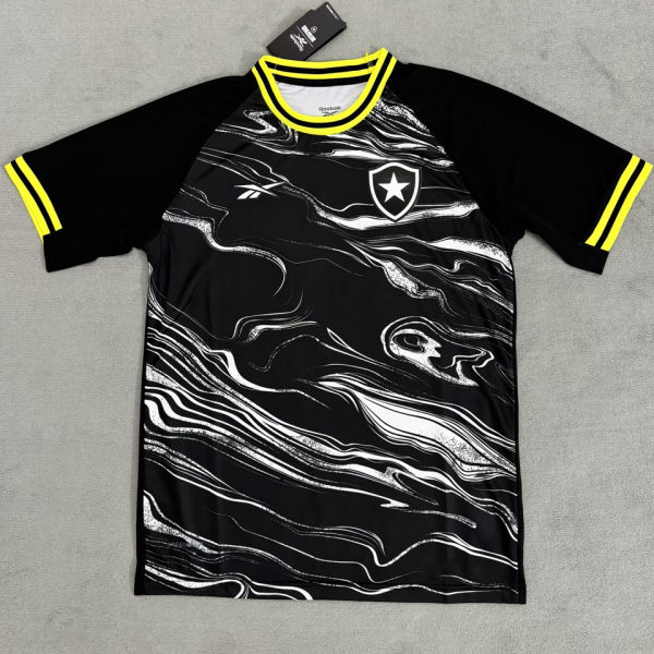 2024/25 Botafogo 4Th Black Fans Soccer Jersey 胸前无广告