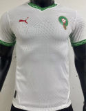 2025 Morocco Away White Player Version Soccer Jersey