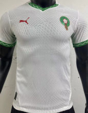 2025 Morocco Away White Player Version Soccer Jersey