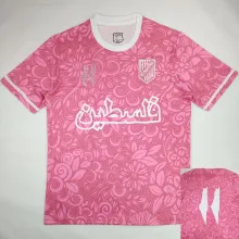 2025 FC Palestine Pink Fans Soccer Jersey 背后带11
