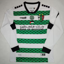 2024/25 Palestino Green White Long Sleeve Soccer Jersey