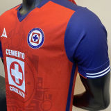 2024/25 Cruz Azul Third Red Player Soccer Jersey
