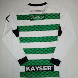 2024/25 Palestino Green White Long Sleeve Soccer Jersey