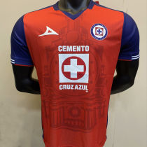 2024/25 Cruz Azul Third Red Player Soccer Jersey