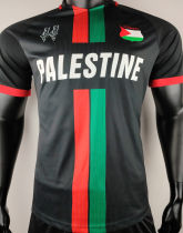 2024/25 Palestine Black Player Version Soccer Jersey 英文版
