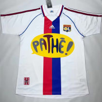 2000/01 Lyon Home White Retro Soccer Jersey