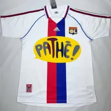 2000/01 Lyon Home White Retro Soccer Jersey