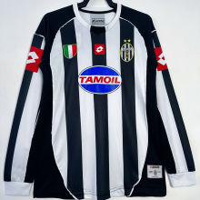 2002/03 JUV Home Retro Long Sleeve Soccer Jersey