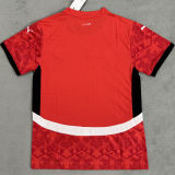 2025 Egypt Home Red Fans Soccer Jersey