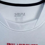 2010/11 M Utd Away Retro UCL Version Long Sleeve Soccer Jersey（胸前有绣欧冠决赛小字）