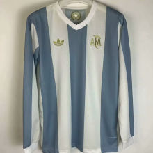 2024/25 Argentina 50th Anniversary Edition Long Sleeve Fans Jersey
