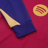 2025 BA Red Hoody Zipper Jacket Tracksuit