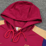 2025 BA Red Hoody Zipper Jacket Tracksuit