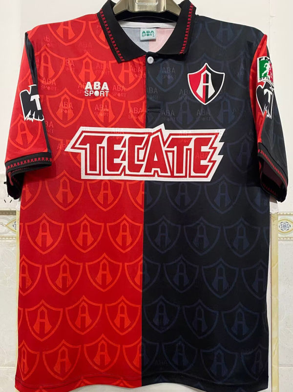 1994/95 Atlas Home Red Black Retro Soccer Jersey