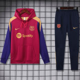 2025 BA Red Hoody Zipper Jacket Tracksuit