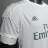 2015/16 RM White Home Retro Player Version Soccer Jersey 球员版