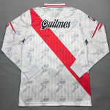 1996 River Plate Home Retro Long Sleeve Soccer Jersey
