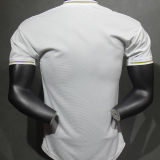 2019/20 RM Home White Retro Player Version Soccer Jersey 球员版