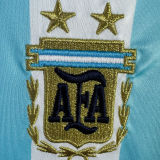 2006 Argentina Home Retro Long Sleeve Soccer Jersey