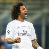 2015/16 RM White Home Retro Player Version Soccer Jersey 球员版