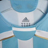 2006 Argentina Home Retro Long Sleeve Soccer Jersey