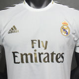 2019/20 RM Home White Retro Player Version Soccer Jersey 球员版